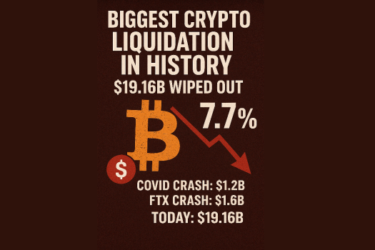 Biggest Crypto Liquidation in History: $19.16B Wiped Out as Bitcoin ...
