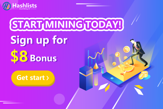 Register and get $8 bonus, one of the best cloud mining of 2022